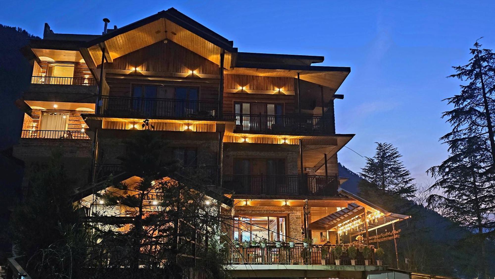 The Hillside Hotell Kasol Exteriör bild