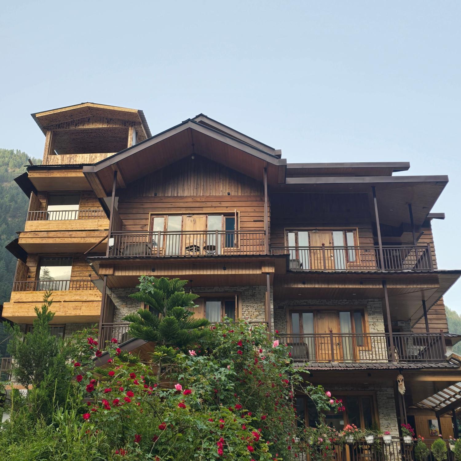 The Hillside Hotell Kasol Exteriör bild