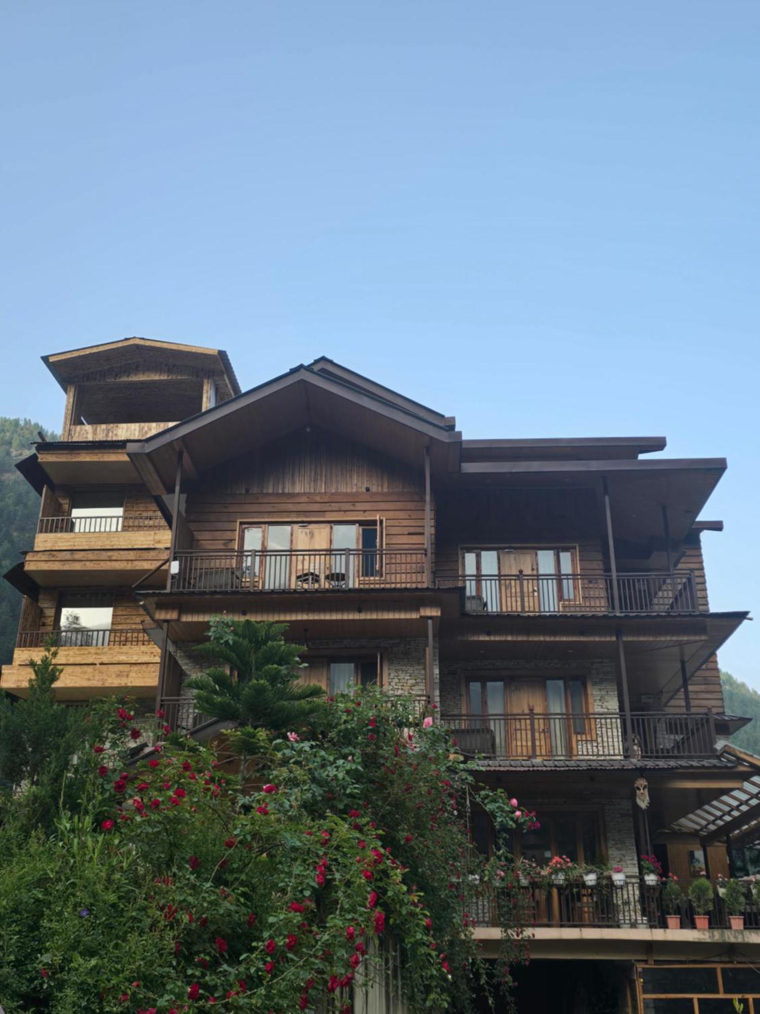 The Hillside Hotell Kasol Exteriör bild